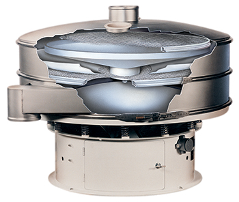 SWECO dual screen design of the Avalanche separator effectively increases active screen area by up to 67%.